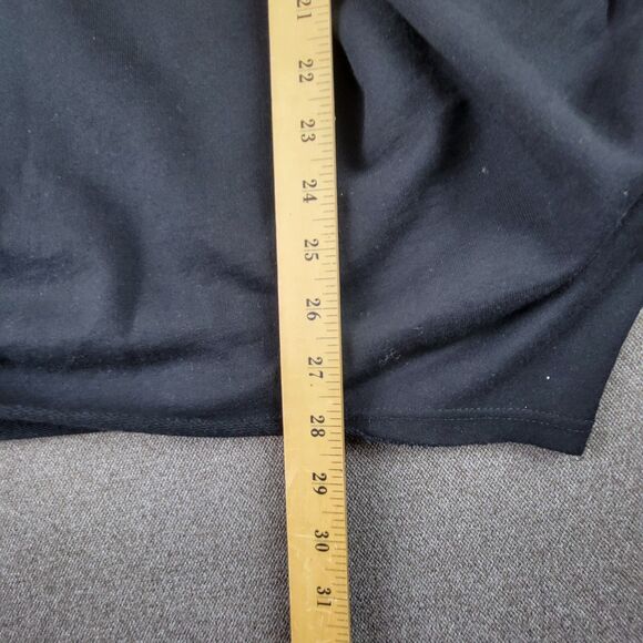 Planet by Lauren G OS Black Raw Hem Art to Wear Sweatshirt 994 - Picture 11 of 11